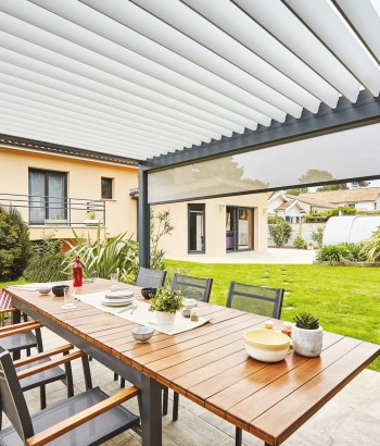 Pergola Bioclimatik à lames orientables