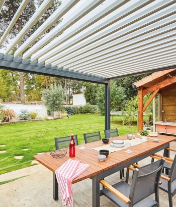 Pergola Bioclimatik à lames orientables