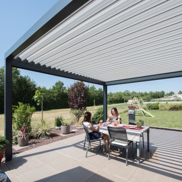 Pergola Bioclimatik à lames orientables