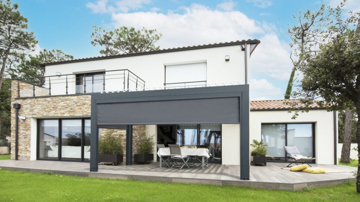 Pergola Bioclimatik à lames orientables