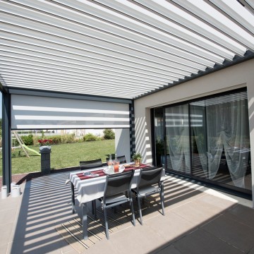 Pergola Bioclimatik à lames orientables