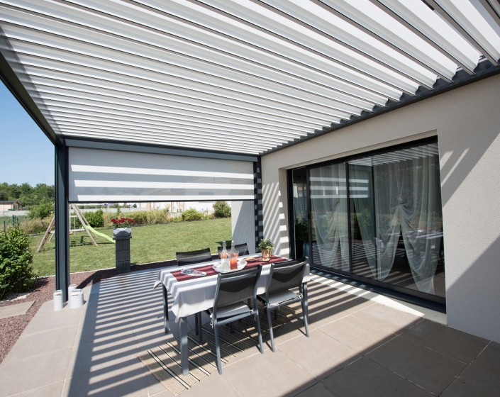 Pergola Bioclimatik à lames orientables