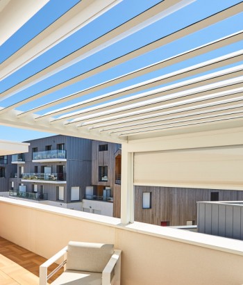 Pergola Bioclimatik à lames orientables