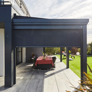 Pergola Luminov avec toiture en verre