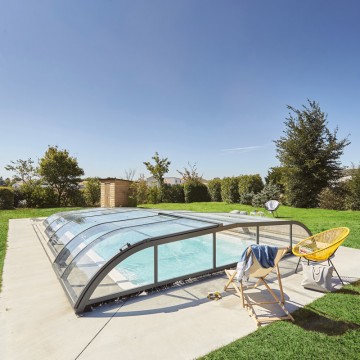 Abri de piscine Elliptik Bas
