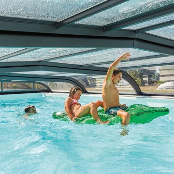 Abri de piscine Elliptik Bas