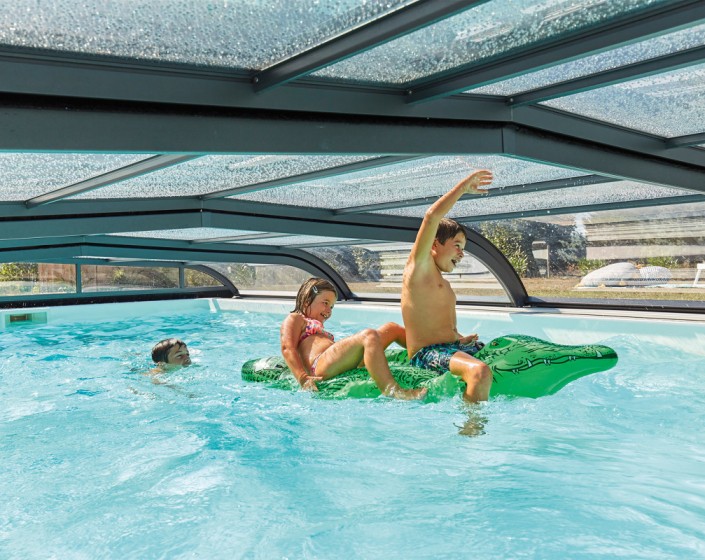 Abri de piscine Elliptik Bas