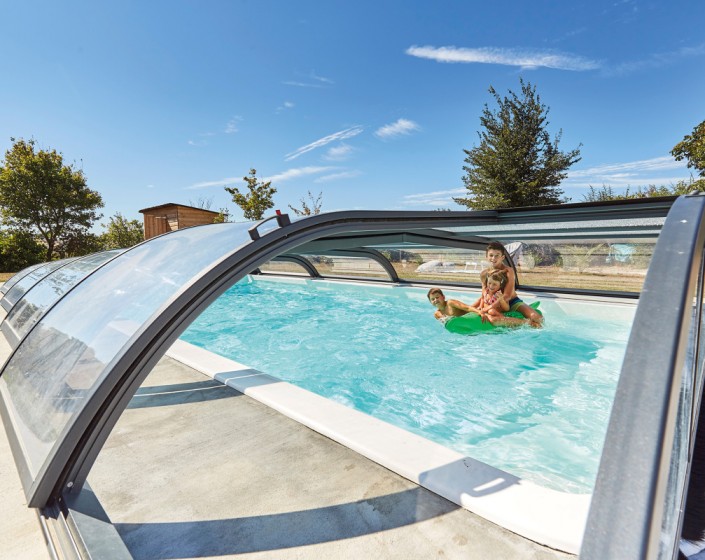 Abri de piscine Elliptik Bas