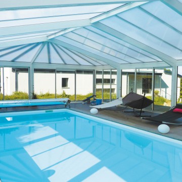 Véranda de Piscine Architekt Verrière