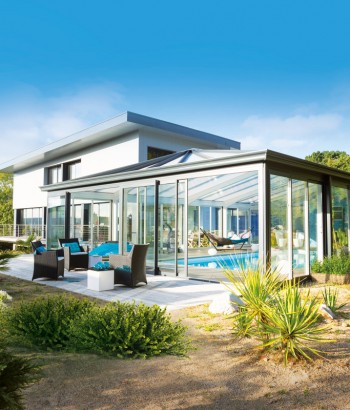 Véranda de Piscine Architekt Verrière