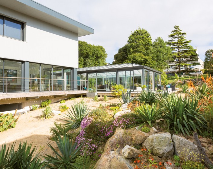 Véranda de Piscine Architekt Verrière