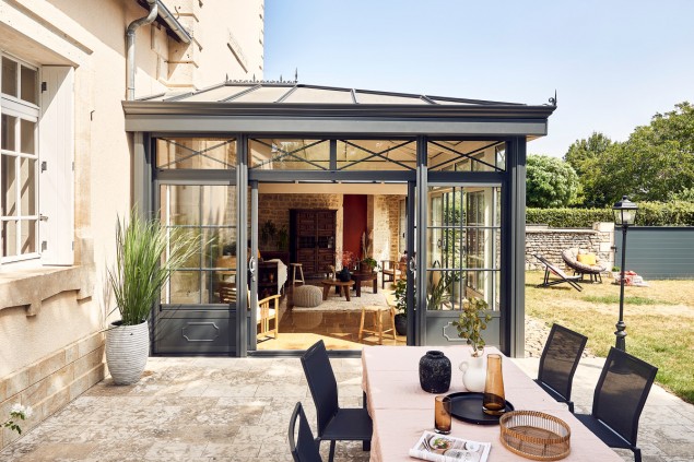 veranda eleganz anthracite classique