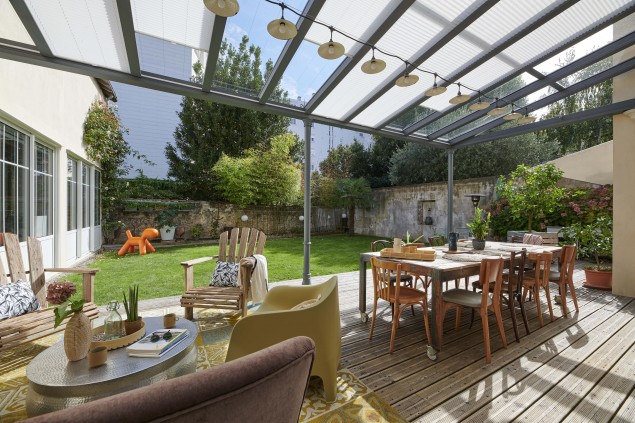 Un salon de jardin