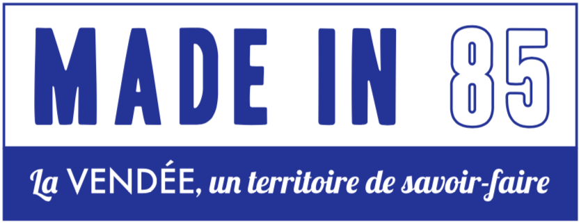 Logo Made in 85 bleu