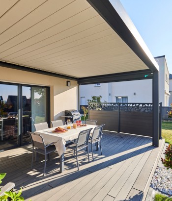 Pergola Bioclimatik à lames orientables
