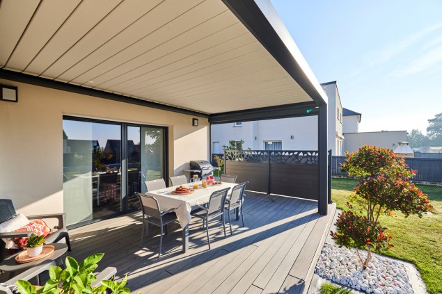 pergola bioclimatik à lames orientables