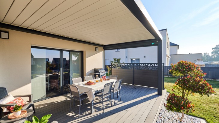 Pergola Bioclimatik à lames orientables