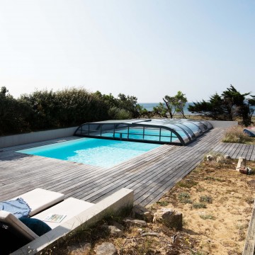 Abri de piscine Elliptik Bas