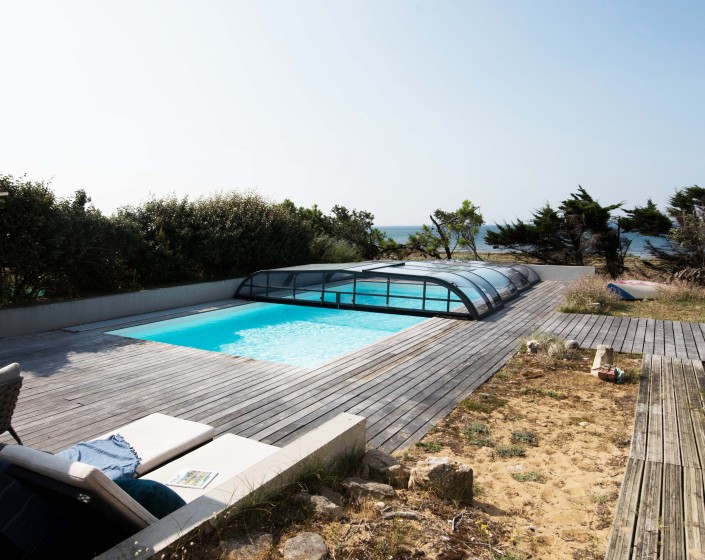Abri de piscine Elliptik Bas