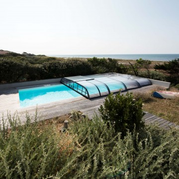 Abri de piscine Elliptik Bas