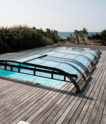 Abri de piscine Elliptik Bas