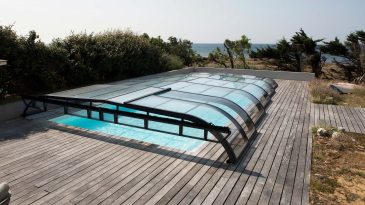 Abri de piscine Elliptik Bas