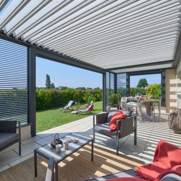 Pergola Bioclimatik à lames orientables