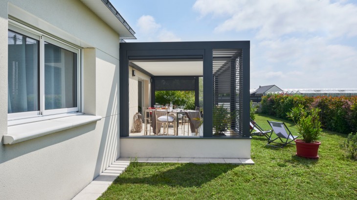 Pergola Bioclimatik à lames orientables