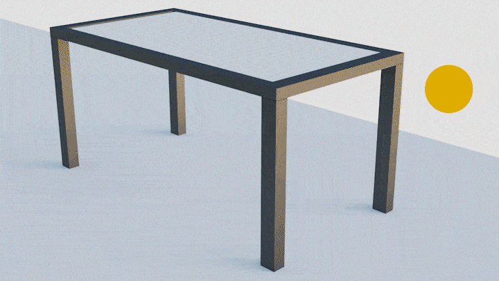 Animation gel pergola bioclimatique