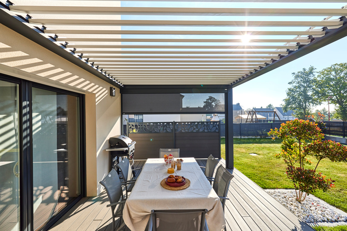 Lames pergola bioclimatik