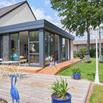 L&rsquo;extension maison toit plat