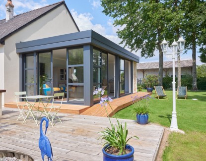 L&rsquo;extension maison toit plat
