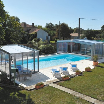 Abri de piscine Triptik Haut