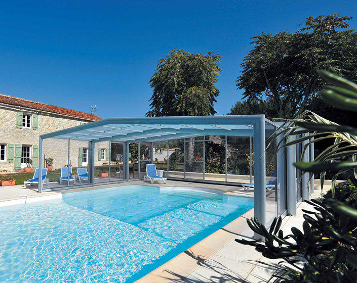 Abri de piscine Triptik Haut