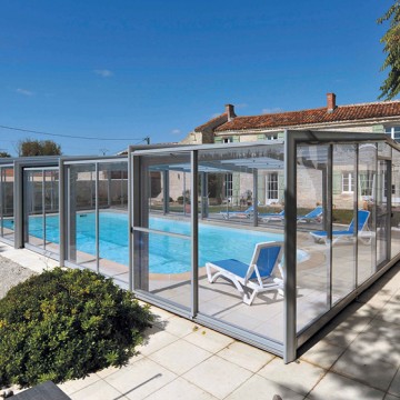 Abri de piscine Triptik Haut