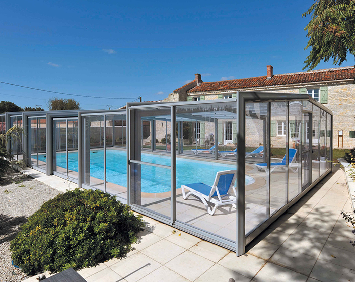 Abri de piscine Triptik Haut