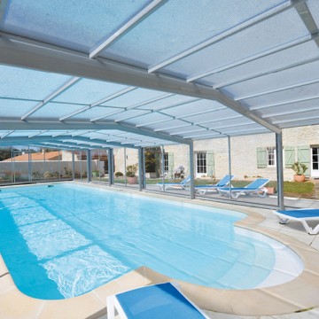 Abri de piscine Triptik Haut