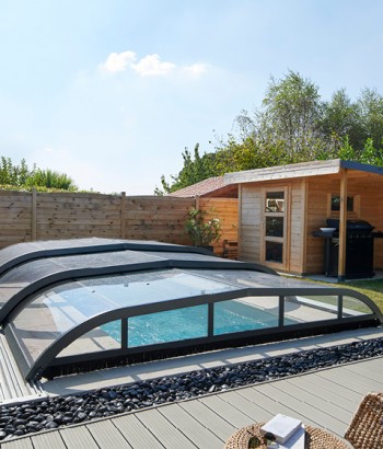 Abri de piscine Elliptik Bas