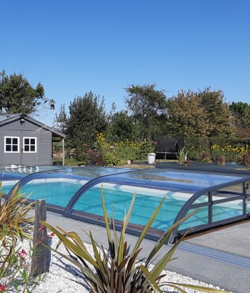 Abri de piscine Elliptik Bas