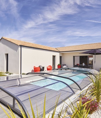 Abri de piscine Elliptik Bas