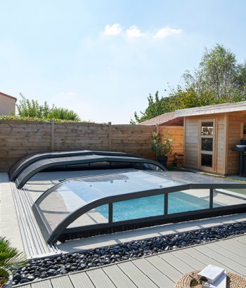 Abri de piscine Elliptik Bas