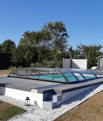 Abri de piscine Elliptik Bas