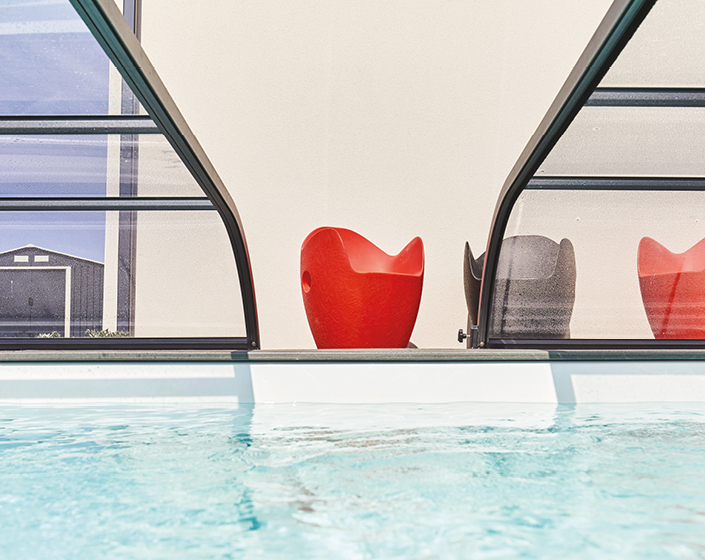 Abri de piscine Elliptik Bas