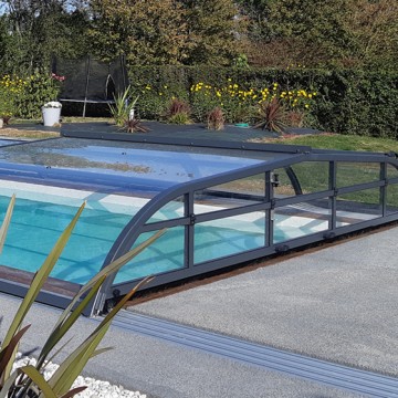 Abri de piscine Elliptik Bas