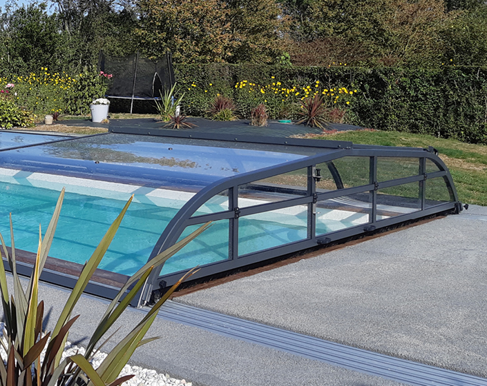 Abri de piscine Elliptik Bas