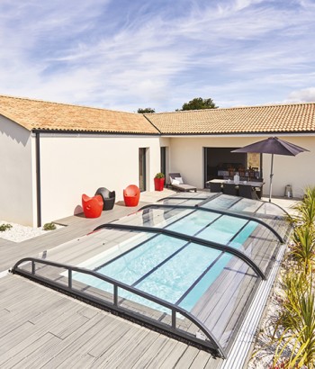 Abri de piscine Elliptik Bas