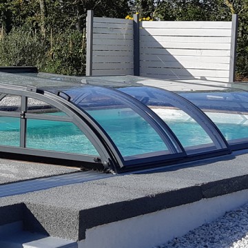 Abri de piscine Elliptik Bas