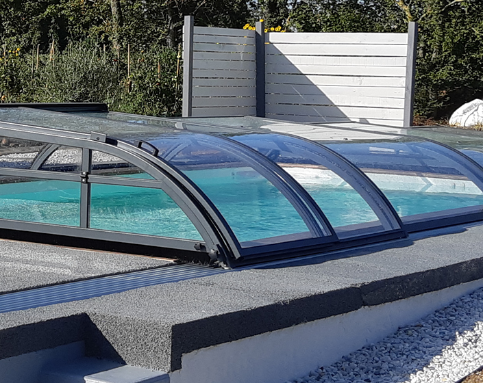 Abri de piscine Elliptik Bas