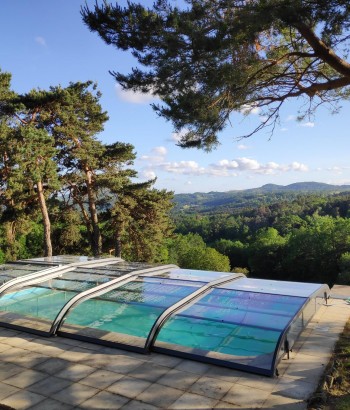 Abri de piscine Elliptik Bas