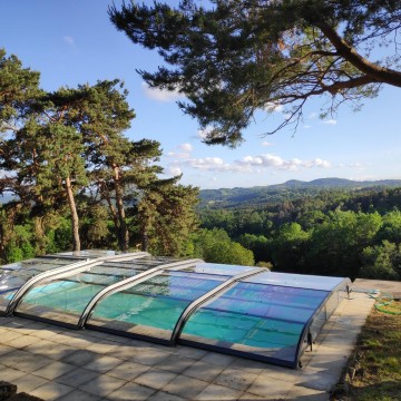 Abri de piscine Elliptik Bas